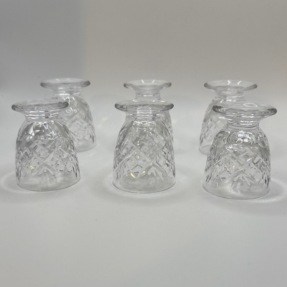 Set of Six Webb & Corbett Crystal, Georgian Pattern - Picture 5 of 10